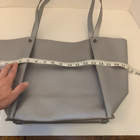 Neiman Marcus Metallic Silver Tote - Picture 7 of 10